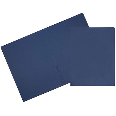 JAM Paper Premium Matte Colored Cardstock Two-Pocket Presentation Folders 166632659B