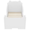 TIRAMISUBEST Kids Floor Bed Frame, Bear Shaped Headboard Toddler Bed, Wooden Platform Bed with Guardrail - 4 of 4