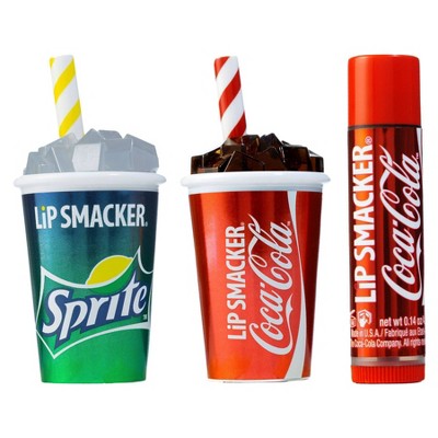 Lip Smacker Beverage Cup Lip Balm &#8211; Sprite/Coke &#8211; 3pk