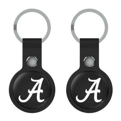 Keyscaper NCAA SEC Universities Insignia Black Airtag Holder 2-Pack