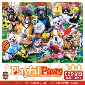 MasterPieces 300 Piece EZ Grip Puzzle - Play it Again Sports - 18"x24" - 1 of 4
