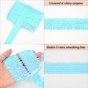 Alilang Elastic Sequin Trim, 1.9 Inch 5 Row Flat Glitter Paillette Sequin Ribbon, Bling Fabric DIY Metallic Stretch Sequin Strip, 11 Yards - 3 of 4