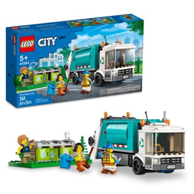 Laboratorium Ejendommelige Forbedring Lego City Recycling Truck Bin Lorry Toy, Vehicle Set 60386 : Target