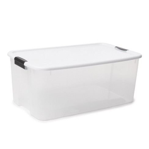 Sterilite clearview latch box storage sale