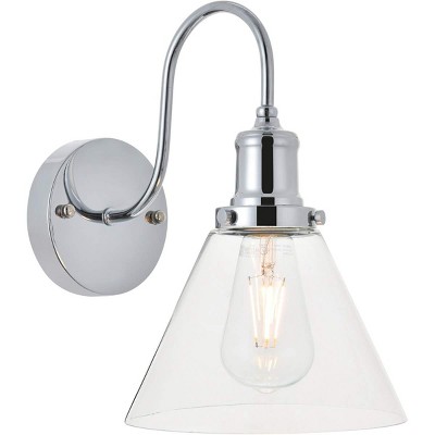 Elegant Lighting Histoire 1 light chrome Wall Sconce