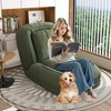 Okak Upholstered Large Floor Bean Bag Human Dog Bed with 5 Adjustable Position,Extra Corduroy 2-in-1 Couch for You & Pets - 2 of 4