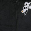 Disney Nightmare Before Christmas Jack Skellington Girls Zip Up Coral Fleece Hoodie for Toddler and Big Kids - 3 of 4