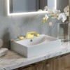 Cobbe Bathroom Sink Faucet 3-Hole Installation 8-Inch Widespread Faucet Double Handle Brushed Gold - 2 of 4