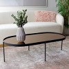 Emmerich Mirrored Coffee Table - Rose Gold/Black - Safavieh - 2 of 4