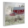 Stupell Industries Red Barn Floral Wagon Meadow, 16" x 20" - 3 of 4