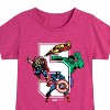Girls' - Marvel - Avengers Birthday 5 Fitted Short Sleeve Graphic T-Shirt - 2 of 4