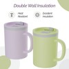 Copco Iconic Double Wall Insulated Coffee Mug with Handle, Durable & BPA-Free Reusable Plastic, 16 oz., Set of 2 - 3 of 4