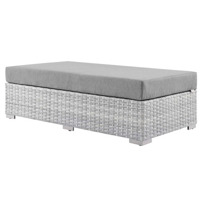 Modway Convene Outdoor Patio Rectangular Ottoman