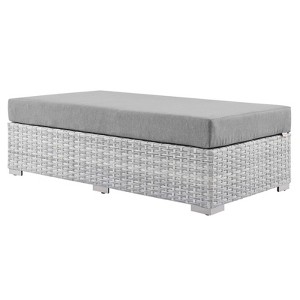 Modway Convene Outdoor Patio Rectangular Ottoman - 1 of 4