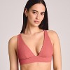 Vitamin A Women's Terracotta Textured Bralette Bikini Top -  Terracotta - 3 of 3