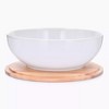 DUKA 12" Salad Bowl with Wood Cover/Stand - 3 of 4