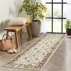 Area Rug for Hallways Kitchen Non Slip, Soft Floral Carpet Washable Rugs with Rubber Backing for Kitchen, Hallways, Laundry, Bedroom, Bathroom - 3 of 4