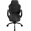 Okak Gaming Chair with Armrest, Criss Cross Chair with Wheels, Upholstered Computer Chair for Study, Office, Gaming Room - 3 of 4