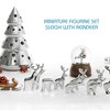 Nambe Miniature Reindeer and Sleigh Set – Holiday Collectible Figurines, Christmas Tabletop Décor, Joyful Winter Centerpiece, Alloy Sculptures - 2 of 4