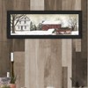 VisioGear Christmas Trees Wall Art, Printed Wall Art, Ready to Hang Framed Poster, Black Frame, Multicolor, 21"*9"*1" - 2 of 4