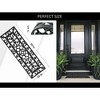 Evideco French Home Goods Elegant Rubber Stair Treads - Non-Slip, Weather-Resistant, Stylish Scrollwork Design - 4 of 4