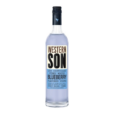 Western Son Blueberry Flavoried Vodka - 750ml Bottle