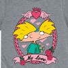 Boys' - Hey Arnold! - Valentine's My Love Short Sleeve Graphic T-Shirt - 2 of 4