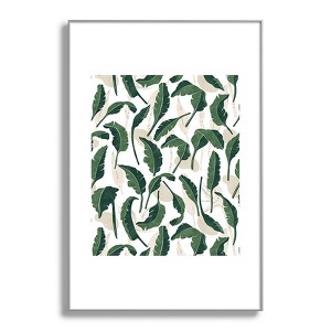 Marta Barragan Camarasa Simple tropical nature G Metal Framed Art Print - Deny Desings - 1 of 3