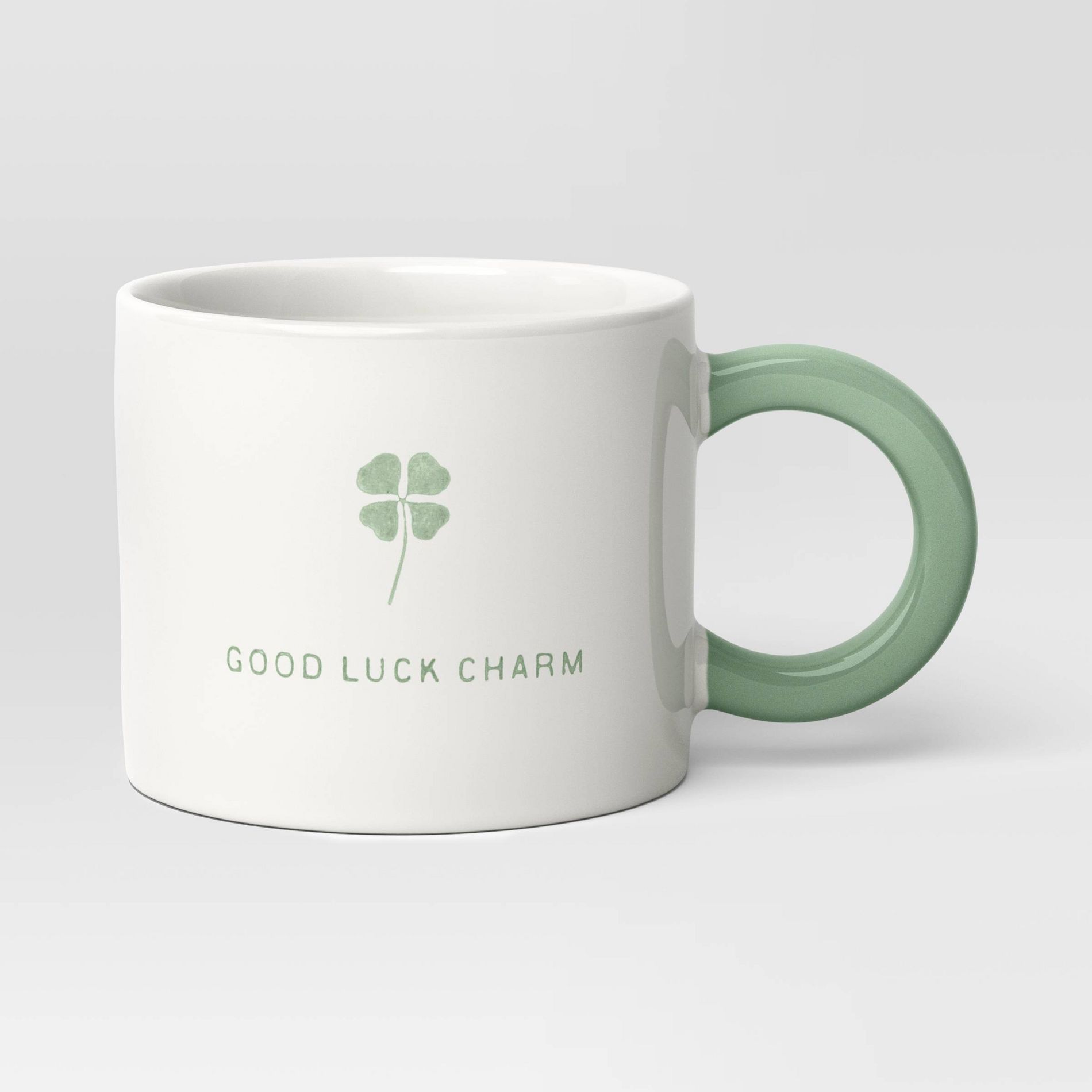 16oz Stoneware GOOD LUCK CHARM Mug - Room Essentials™