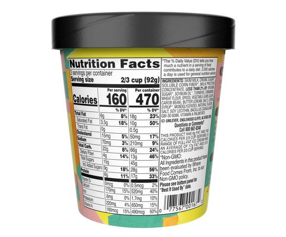 Culture Republick Golden Milk Cinnamon Ice Cream - 1pt
