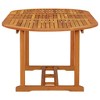 vidaXL Patio Table 78.7"x39.4"x29.5" Solid Wood Eucalyptus - 3 of 4