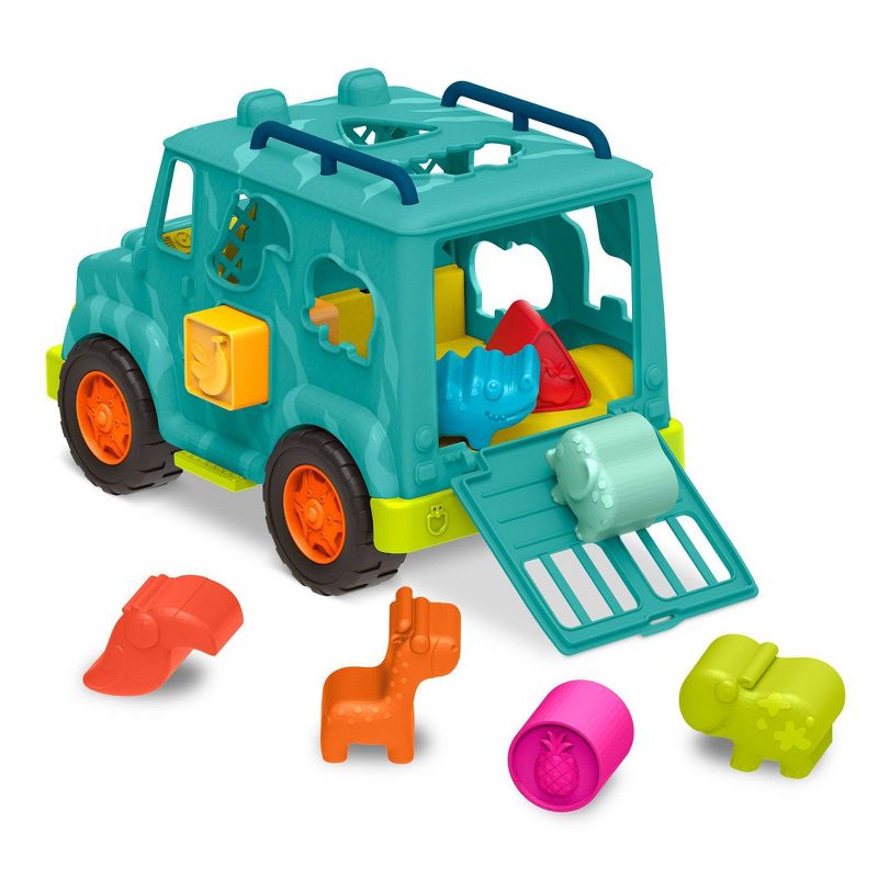 B. toys Animal Rescue Shape Sorter Truck - Happy Cruisers, Rollin&#39; Animal Rescue, 3 of 9