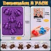 JDICTION 2 Pack Spider Silicone Molds 6-Cavity with 100 Treat Bags for Halloween Chocolate, Candy, Jelly, Ice, Soap - 3 of 4