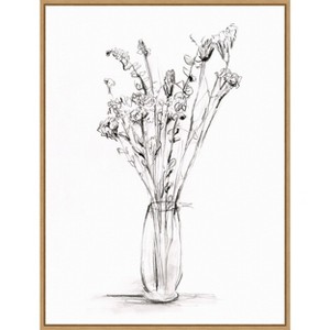 Amanti Art Wild Bouquet Study II by Ethan Harper Framed Canvas Wall Art - 1 of 4