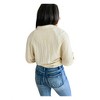 Women's Castaway Tie Front Top - Cozy Casual - 3 of 3
