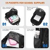 Hachikiko Heavy Duty Mesh Backpack - See Through Transparent Bookbag for School, Swimming, Beach, Sports & Travel - 4 of 4