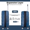 YONWAY Luggage sets 5 Piece Expandable Hardside Suitcase Set with Spinner Wheels, Lightweight PC Travel Luggage set with TSA Lock - 4 of 4