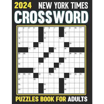 2024 New York times Crossword Puzzles Book For Adults - by  James S Taylor (Paperback)