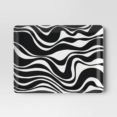 4.5"x11" Melamine Rectangle Serving Platter Black - Room Essentials™