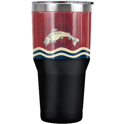 Game Of Thrones Tully Sigil Steel Tumbler 30oz Coffee Travel Mug