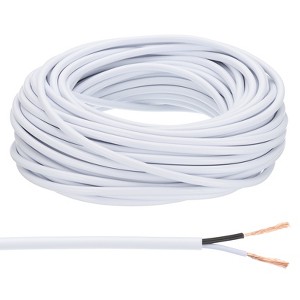 Unique Bargains Tinned Copper Insulated Heat Resistant PVC Covered 300V SVT Round Wire 18AWG - 1 of 4