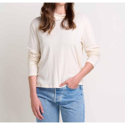 Women's Foothills Pointelle Long Sleeve Turtleneck - TOAD&CO