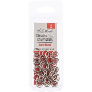 John Bead 100pcs (8mm) Stainless Steel Jump Ring Jewelry Findings Kit - 1 of 1