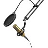 Tzumi ONAIR ProShield Microphone Pop Filter with Flexible Neck & Clamp-On Base - Black - image 2 of 4