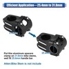 Unique Bargains Bike Handlebar Shim Handlebar Shim Spacer Stem Size Reduce Black 2 Pairs - 4 of 4