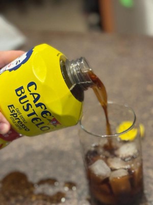 Café Bustelo Unsweetened Espresso-Style Iced Coffee - 40 fl oz : Target
