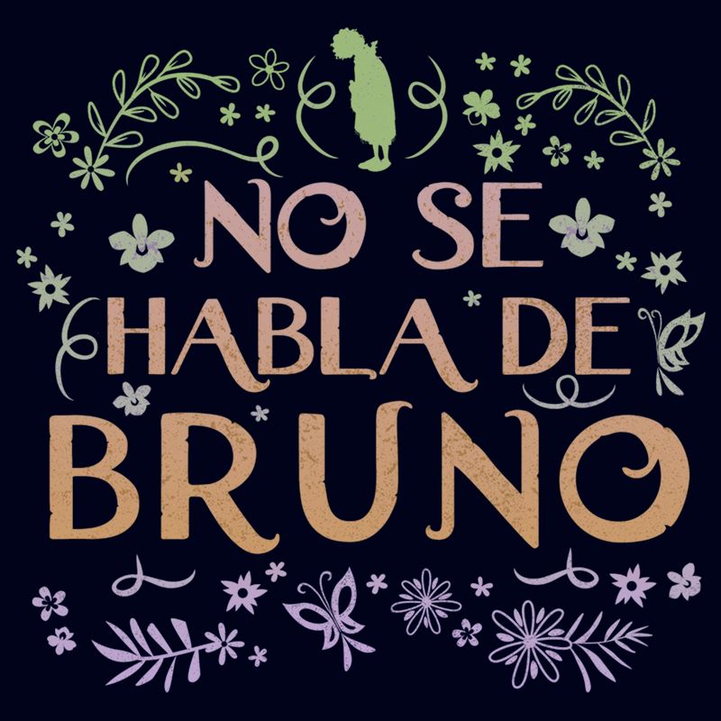 Men's Encanto No Se Habla De Bruno Tropical Floral Leaves T-Shirt, 2 of 6