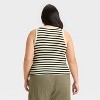 Women's Slim Fit Cropped Ribbed Tank Top - A New Day™ - 2 of 3