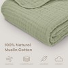 Baby Muslin Blanket, Large 40" X 40" By Comfy Cubs - 3 of 4