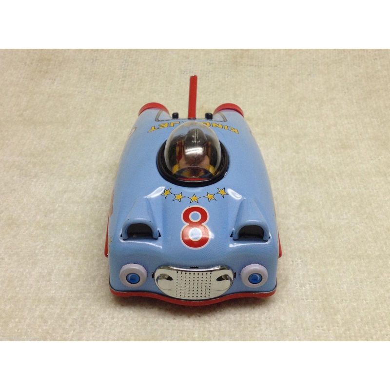 Schylling KING JET Friction Car Future Space Ship Tin Metal Toy 50's Style Retro, 3 of 4